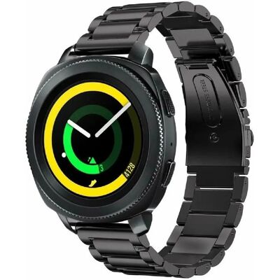 Lux - Honor Watch GS 4 - Acier inoxydable - Noir - Bracelet montre - Publicité Lux - Honor Watch GS 4 - Acier inoxydable - Noir - Bracelet montre - Publicité