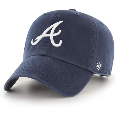 Casquette Atlanta Braves Navy 47 Brand - Réglable, Unisexe - Publicité Casquette Atlanta Braves Navy 47 Brand - Réglable, Unisexe - Publicité