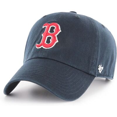 Casquette de Baseball Bleue en Coton Boston Red Sox - Taille Unique - Publicité Casquette de Baseball Bleue en Coton Boston Red Sox - Taille Unique - Publicité