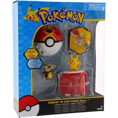 Figura de Brinquedo Pikachu Cubone da Tomy - Coleção Pokémon Figura de Brinquedo Pikachu Cubone da Tomy - Coleção Pokémon