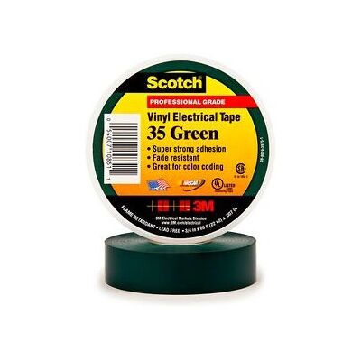 3M Scotch Wetterfeste PVC Isolierband Grün - Isolierung & Kennzeichnung 3M Scotch Wetterfeste PVC Isolierband Grün - Isolierung & Kennzeichnung