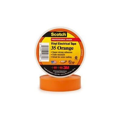3M Scotch Witterfestes Oranges PVC Klebeband - 35 - 20m 3M Scotch Witterfestes Oranges PVC Klebeband - 35 - 20m