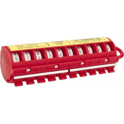 3M STD-0-9 Tape Dispenser - Kabelmærkning - Rød, Hvid, Gul 3M STD-0-9 Tape Dispenser - Kabelmærkning - Rød, Hvid, Gul