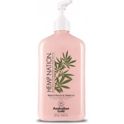 Lozione Corpo Australian Gold Hemp Nation Pesca Bianca e I Hibiscus - Estensore dell'Abbronzatura Lozione Corpo Australian Gold Hemp Nation Pesca Bianca e I Hibiscus - Estensore dell'Abbronzatura