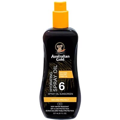 Australian Gold SPF6 Broad Spectrum Sunscreen Spray - Carrot Oil - Hydrating Sun Protection Australian Gold SPF6 Broad Spectrum Sunscreen Spray - Carrot Oil - Hydrating Sun Protection