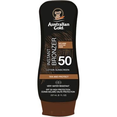 Australian Gold SPF 50 Krem z filtrem z bronzerem - Twarz i ciało Australian Gold SPF 50 Krem z filtrem z bronzerem - Twarz i ciało