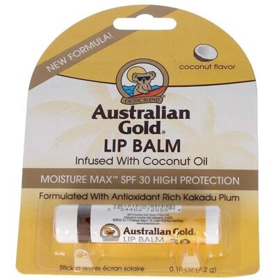 Australian Gold Lippenbalsam SPF30 Kokosnussöl Australian Gold Lippenbalsam SPF30 Kokosnussöl