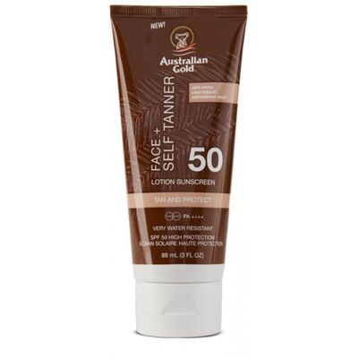 Australian Gold Visage et Autobronzant SPF50 (88ml) Australian Gold Visage et Autobronzant SPF50 (88ml)