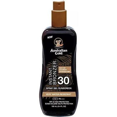 Protezione solare Australian Gold SPF30 in spray con bronzer - Protezione solare Protezione solare Australian Gold SPF30 in spray con bronzer - Protezione solare