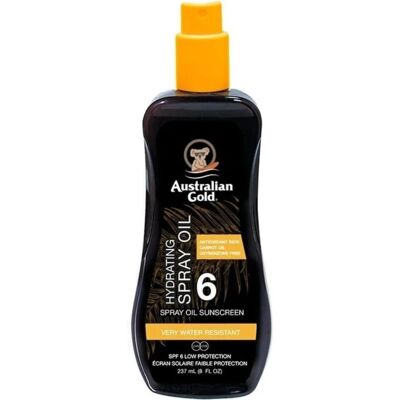 Australian Gold SPF 6 Porkkanansiemenöljy Spray - Auringonsuojavoide Australian Gold SPF 6 Porkkanansiemenöljy Spray - Auringonsuojavoide