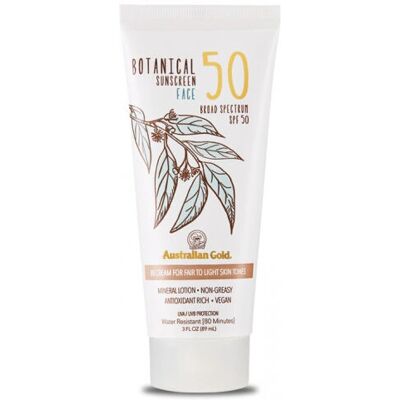 Australian Gold Botaniczny Krem Przeciwsłoneczny Tinted Twarz Jasny SPF 50 (88 ml) Australian Gold Botaniczny Krem Przeciwsłoneczny Tinted Twarz Jasny SPF 50 (88 ml)