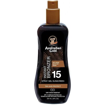 Australian Gold Sonnenschutz SPF 15 Spray Gel mit Bräunung - Sonnenschutz Australian Gold Sonnenschutz SPF 15 Spray Gel mit Bräunung - Sonnenschutz