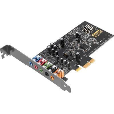 Creative Labs Sound Blaster Audigy FX - 5.1 canales - 24 bits - 192 kHz - PCIe Creative Labs Sound Blaster Audigy FX - 5.1 canales - 24 bits - 192 kHz - PCIe