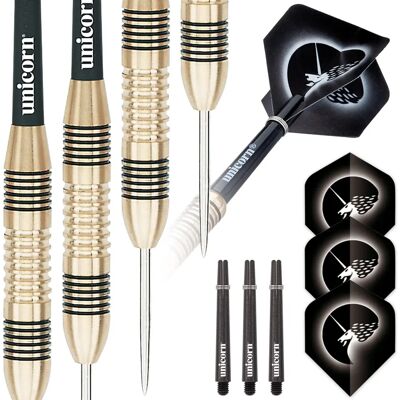 Unicorn - Core Style 1 - Brass Barrels - 21 g - Darts Set Unicorn - Core Style 1 - Brass Barrels - 21 g - Darts Set