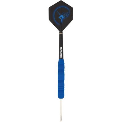 Freccette con punta in acciaio Unicorn 08651 - Blu 23g - Set da 3 Freccette con punta in acciaio Unicorn 08651 - Blu 23g - Set da 3