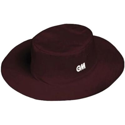 Gunn & Moore GM Cricket Panama Hut Verstärkter Breitkrempiger - Maroon - Hut Gunn & Moore GM Cricket Panama Hut Verstärkter Breitkrempiger - Maroon - Hut