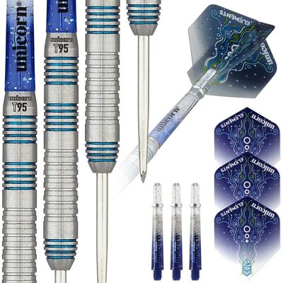 Unicorn T95 Stahl Darts - Blau - Dart-Set Unicorn T95 Stahl Darts - Blau - Dart-Set