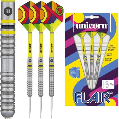Set di Dardi in Tungsteno Unicorn Flair 3 - Preciso, Resistente, Per Tutti i Livelli Set di Dardi in Tungsteno Unicorn Flair 3 - Preciso, Resistente, Per Tutti i Livelli