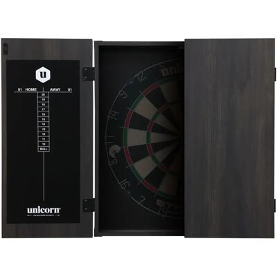 Unicorn Schwarzes Dartskåp - Stilvoll & Robust Unicorn Schwarzes Dartskåp - Stilvoll & Robust