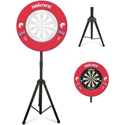 Unicorn Tri-Stand - Dartboard Stand - Rot Unicorn Tri-Stand - Dartboard Stand - Rot