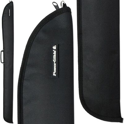 PowerGlide Black 2-Piece Padded Cue Case - Cue Case PowerGlide Black 2-Piece Padded Cue Case - Cue Case