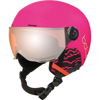 Junior skidhjälm Bollé Quiz Visor - Matt Hot Pink - Impactskydd Junior skidhjälm Bollé Quiz Visor - Matt Hot Pink - Impactskydd
