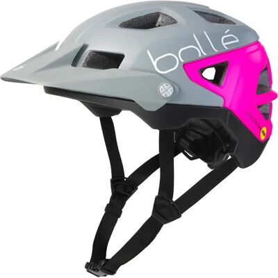 Bolle TRACKDOWN MIPS - Casque VTT - gris néon rose mat Bolle TRACKDOWN MIPS - Casque VTT - gris néon rose mat