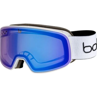 Lunettes de ski Bolle Nevada Small Offwhite Matte Phantom Vermillon Bleu Photochromique - Masque de ski - Publicité Lunettes de ski Bolle Nevada Small Offwhite Matte Phantom Vermillon Bleu Photochromique - Masque de ski - Publicité