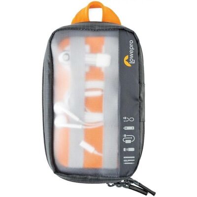 Eșarfă compactă Lowepro GearUp - Negru, Portocaliu, Transparent Eșarfă compactă Lowepro GearUp - Negru, Portocaliu, Transparent