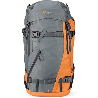 Lowepro Powder Backpack 500 AW - Szary/Pomarańczowy - Plecak 55L dla DSLR i bezlusterkowca Lowepro Powder Backpack 500 AW - Szary/Pomarańczowy - Plecak 55L dla DSLR i bezlusterkowca