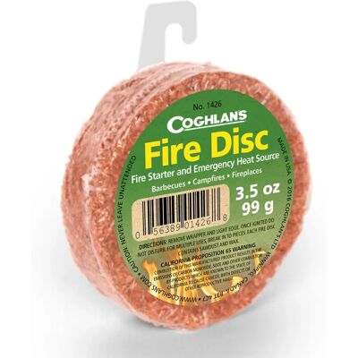 Coghlan's - Fire Disc - Ceder - Enstorlek - Firestarter Coghlan's - Fire Disc - Ceder - Enstorlek - Firestarter