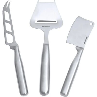 Set di Coltelli per Formaggio in Acciaio Inox Swissmar SK8703SS - Coltelli da Cucina Set di Coltelli per Formaggio in Acciaio Inox Swissmar SK8703SS - Coltelli da Cucina