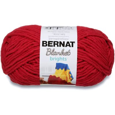 Bernat - Blanket Brights - Race Car Red - Laine - Publicité Bernat - Blanket Brights - Race Car Red - Laine - Publicité