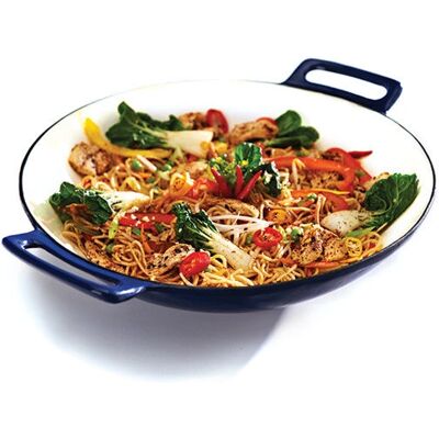 Wok in Ghisa Broil King - Smaltato in Porcellana - Accessori Barbecue Wok in Ghisa Broil King - Smaltato in Porcellana - Accessori Barbecue
