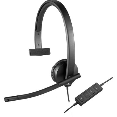 Logitech H570e Kabelgebunden Headset - Büro/Call Center - Schwarz Logitech H570e Kabelgebunden Headset - Büro/Call Center - Schwarz