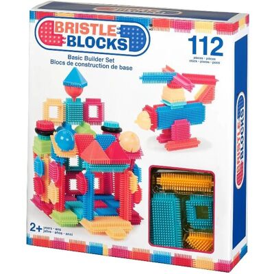 Ensemble de Construction de Base Bristle Blocks - 112 Pièces Ensemble de Construction de Base Bristle Blocks - 112 Pièces
