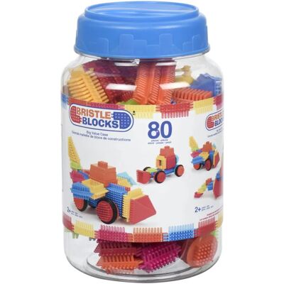 Battat Bristle Blocks - 80 pcs Multi-color Building Toys for Kids 2+ Battat Bristle Blocks - 80 pcs Multi-color Building Toys for Kids 2+