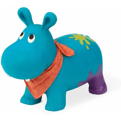 B-Toys Skákací hroch Hankypants - Nadmuchiwany hipopotam - Stabilny z gumowymi nóżkami B-Toys Skákací hroch Hankypants - Nadmuchiwany hipopotam - Stabilny z gumowymi nóżkami