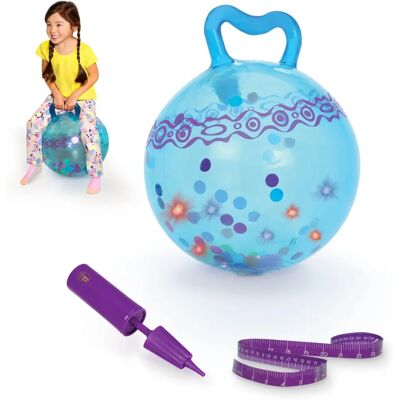 B Toys - Hop N' Glow - Ballon rebondissant gonflable bleu - Enfants 18m-5a B Toys - Hop N' Glow - Ballon rebondissant gonflable bleu - Enfants 18m-5a