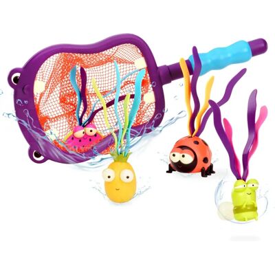 B Toys Retino Ensemble de Jeu pour Piscine - Plongez et Collectez des Animaux - pour Enfants 3-8 - Publicité B Toys Retino Ensemble de Jeu pour Piscine - Plongez et Collectez des Animaux - pour Enfants 3-8 - Publicité