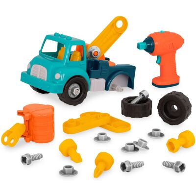 Camion avec Grue Battat - Jouets de Construction pour Enfants 3+ - 34 pièces Camion avec Grue Battat - Jouets de Construction pour Enfants 3+ - 34 pièces