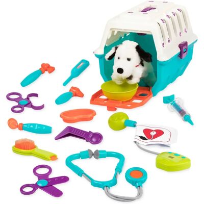 Kit Vétérinaire Dalmatien de Battat - Clinique Vétérinaire Jouet avec Cage et Outils pour Enfants Kit Vétérinaire Dalmatien de Battat - Clinique Vétérinaire Jouet avec Cage et Outils pour Enfants