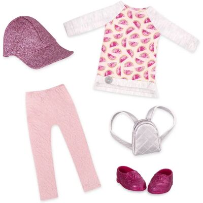 Our Generation Glitter Girls Head to Toe Glimmer Deluxe Outfit - Doll Clothing Set Our Generation Glitter Girls Head to Toe Glimmer Deluxe Outfit - Doll Clothing Set