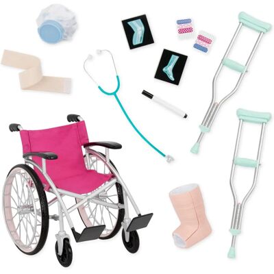 Our Generation BD37432 Heals On Wheels Doll Accessories - Doll Accessories - Publicité Our Generation BD37432 Heals On Wheels Doll Accessories - Doll Accessories - Publicité