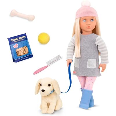 Poupée Meagan 46 cm avec Animal - Jouets & Accessoires - Publicité Poupée Meagan 46 cm avec Animal - Jouets & Accessoires - Publicité