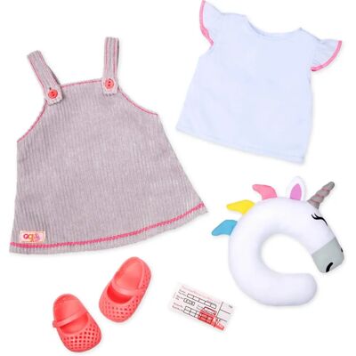 Vêtements de Poupée Our Generation - Prêt à voyager - Multicolore - 46cm - Publicité Vêtements de Poupée Our Generation - Prêt à voyager - Multicolore - 46cm - Publicité