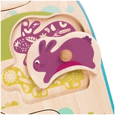 B. Animal Ferme - Puzzle en Bois 8 Pièces - Publicité B. Animal Ferme - Puzzle en Bois 8 Pièces - Publicité