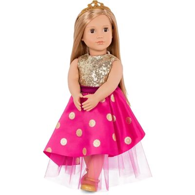 Lalka Our Generation Sarah - 46 cm z sukienką i koroną Lalka Our Generation Sarah - 46 cm z sukienką i koroną