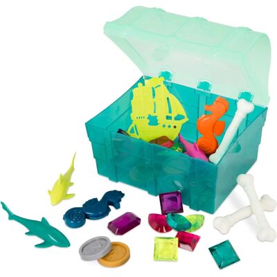 Scrigno del Tesoro B. Toys - Giocattolo da bagno - Blu Scrigno del Tesoro B. Toys - Giocattolo da bagno - Blu