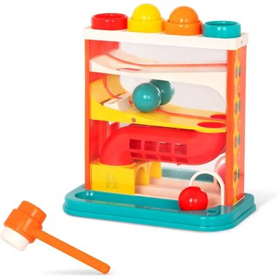 B. Toys Pounding Toy - 4 Colorful Balls Educational Toy for Toddlers B. Toys Pounding Toy - 4 Colorful Balls Educational Toy for Toddlers